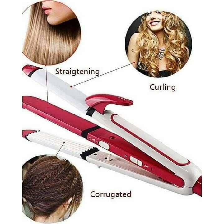 Hair straightener 3 in 1 - Energy max EM-6202