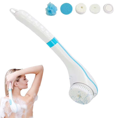 Electric bath massage brush